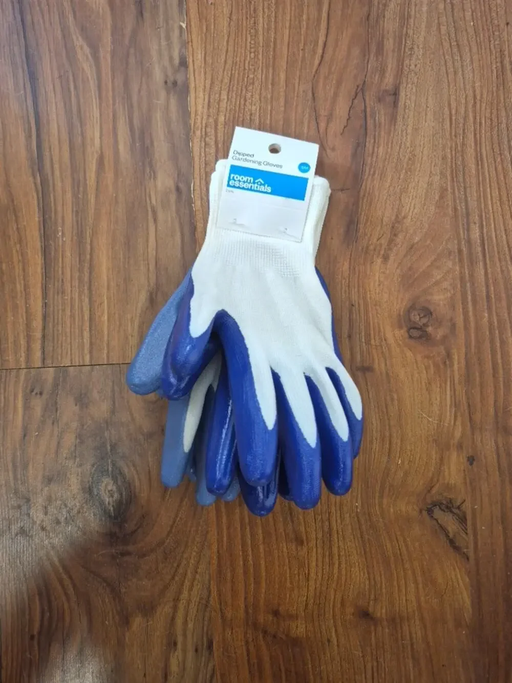 2pc Nitrile Coated Dipped Gloves Blue - Room Essentials s15